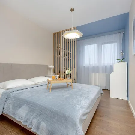 Apartment Blue Slowackiego With Balcony And Parking In By Renters Gdansk